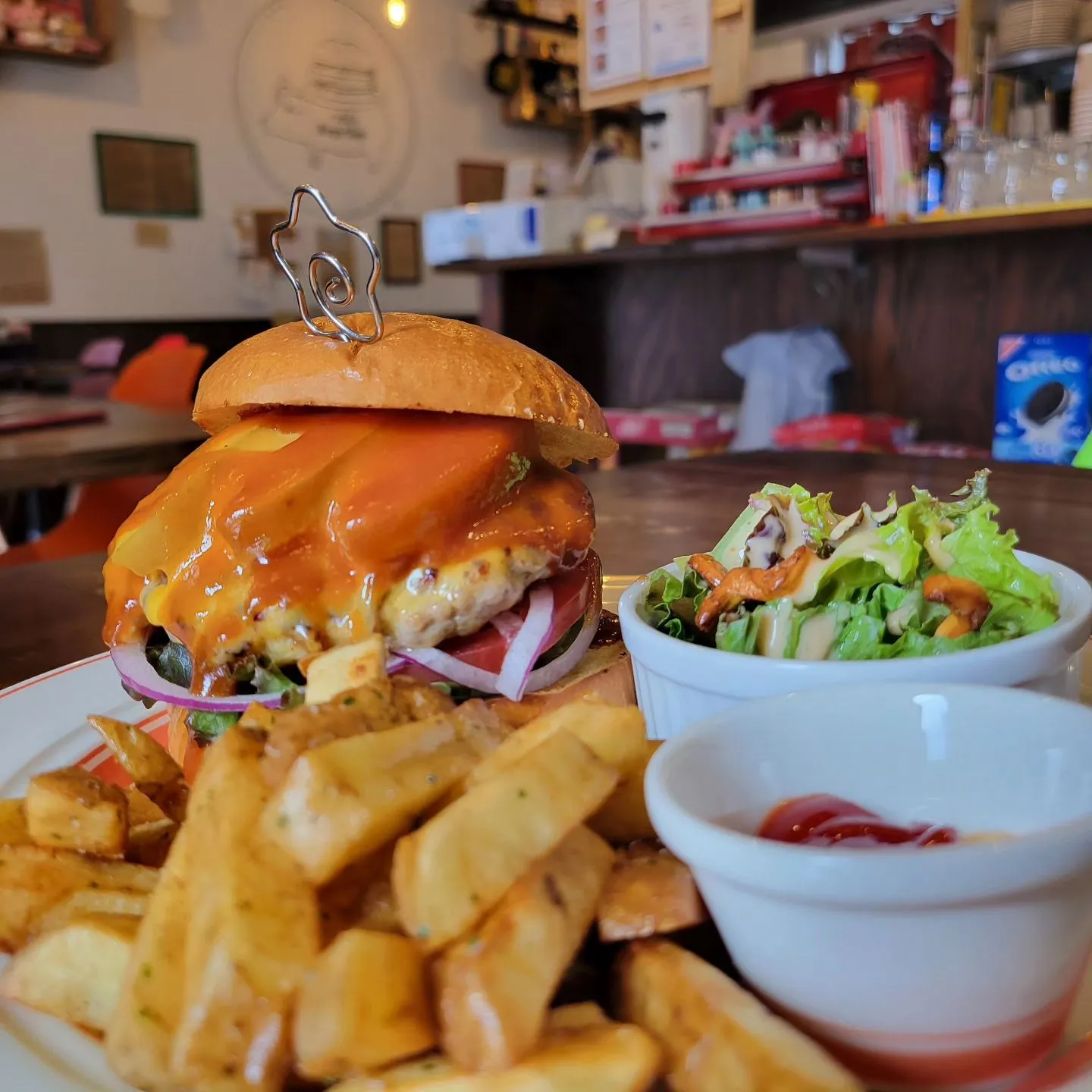 アップルチーズバーガー🍔